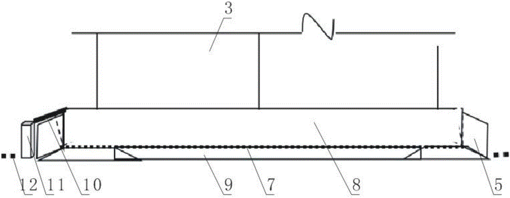 Automatic water retaining device outside elevator door