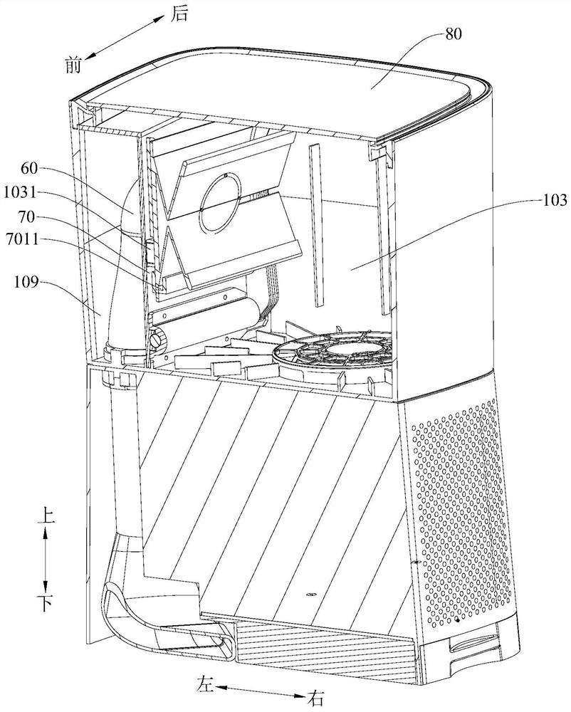 Dust collection station of dust collection equipment and dust collection equipment