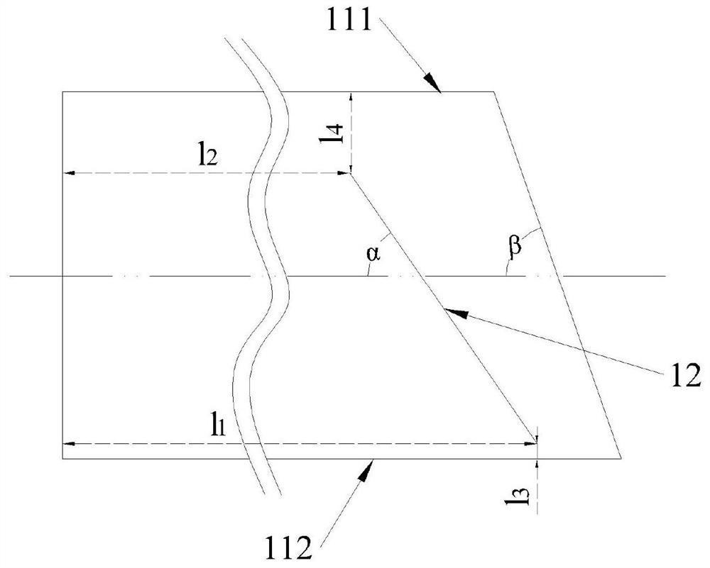 Outlet structure of solid particle container and solid particle container