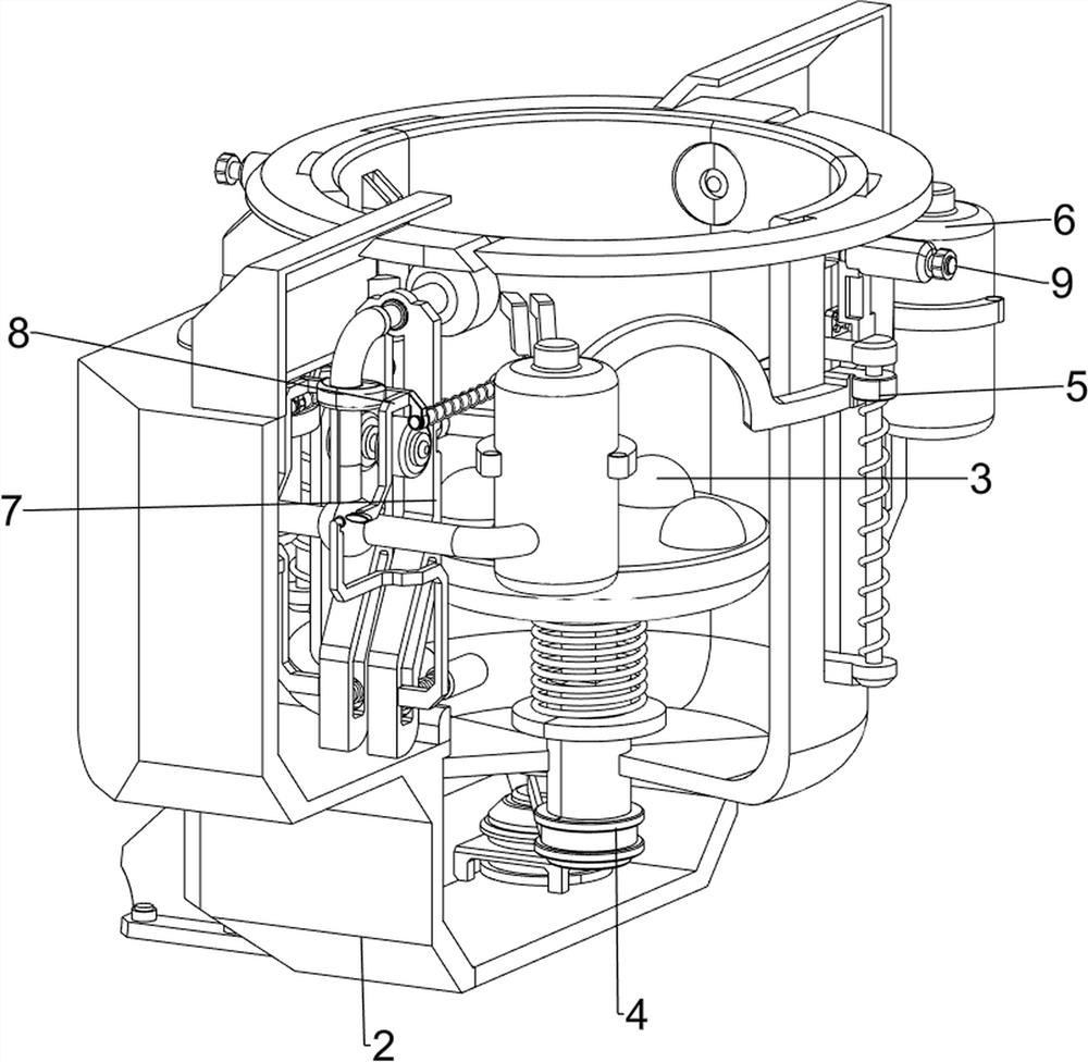 Vibrating type medicine powder rapid mixing equipment for pediatric department