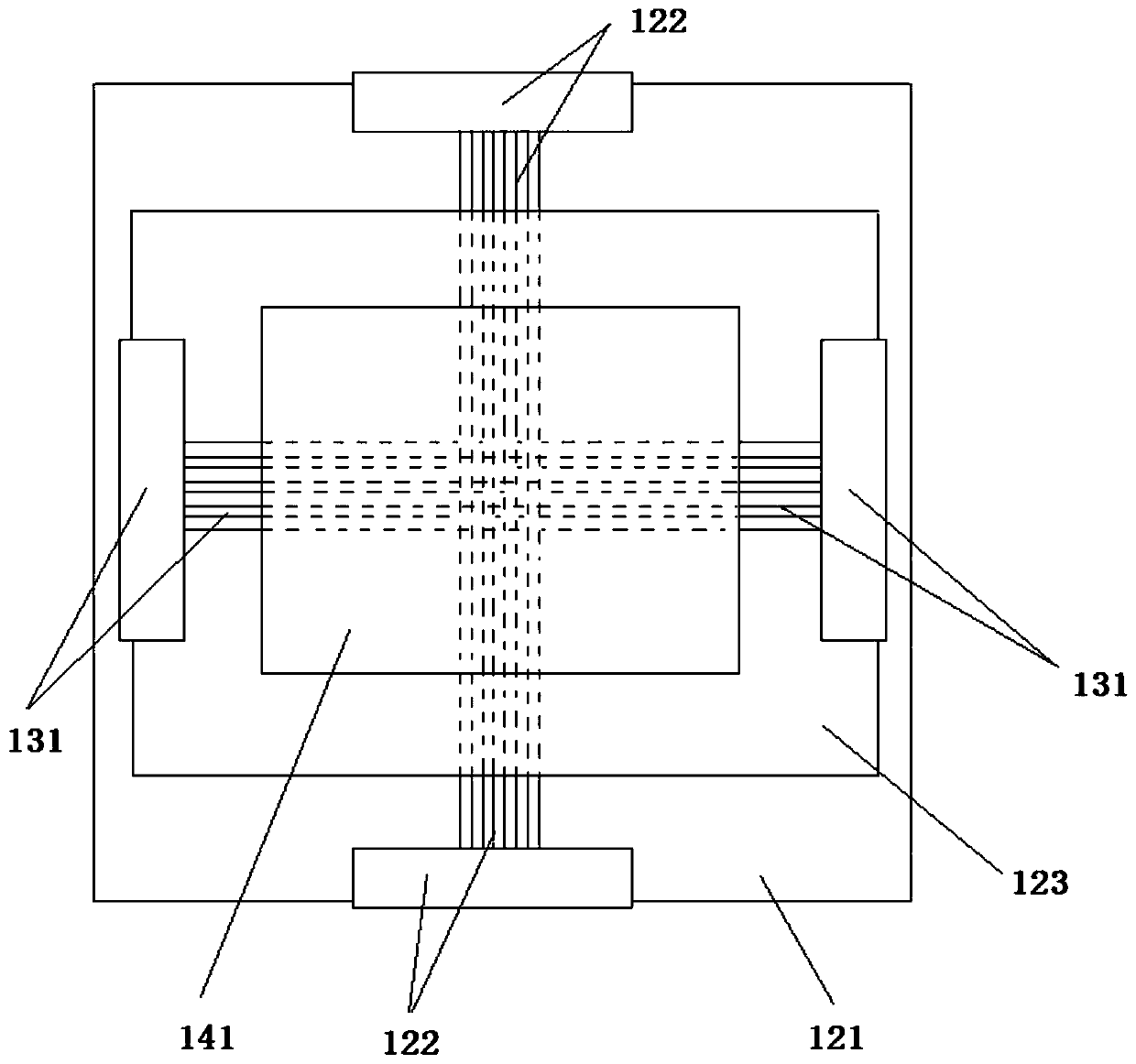 Near-infrared biosensor capable of tuning penetration depth and adopting memristor reconstruction, and method