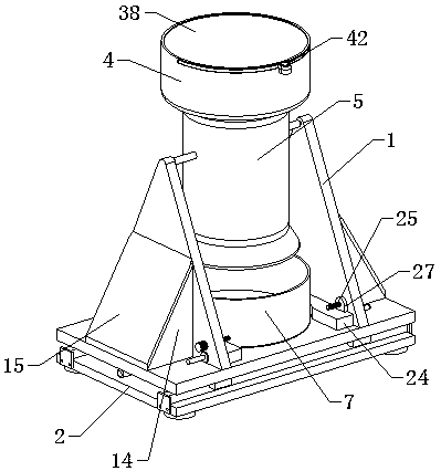 Medicinal material grinding and discharging all-in-one equipment