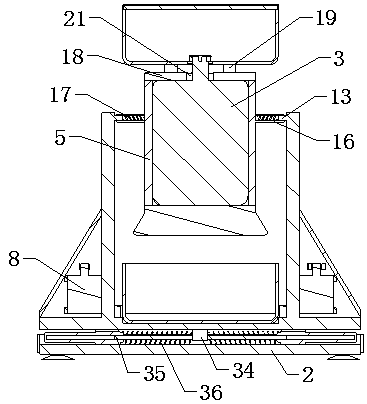 Medicinal material grinding and discharging all-in-one equipment