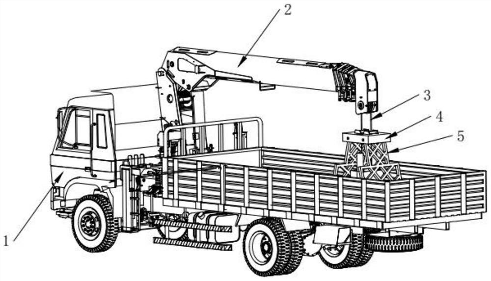 A dredging device and a crane with the dredging device