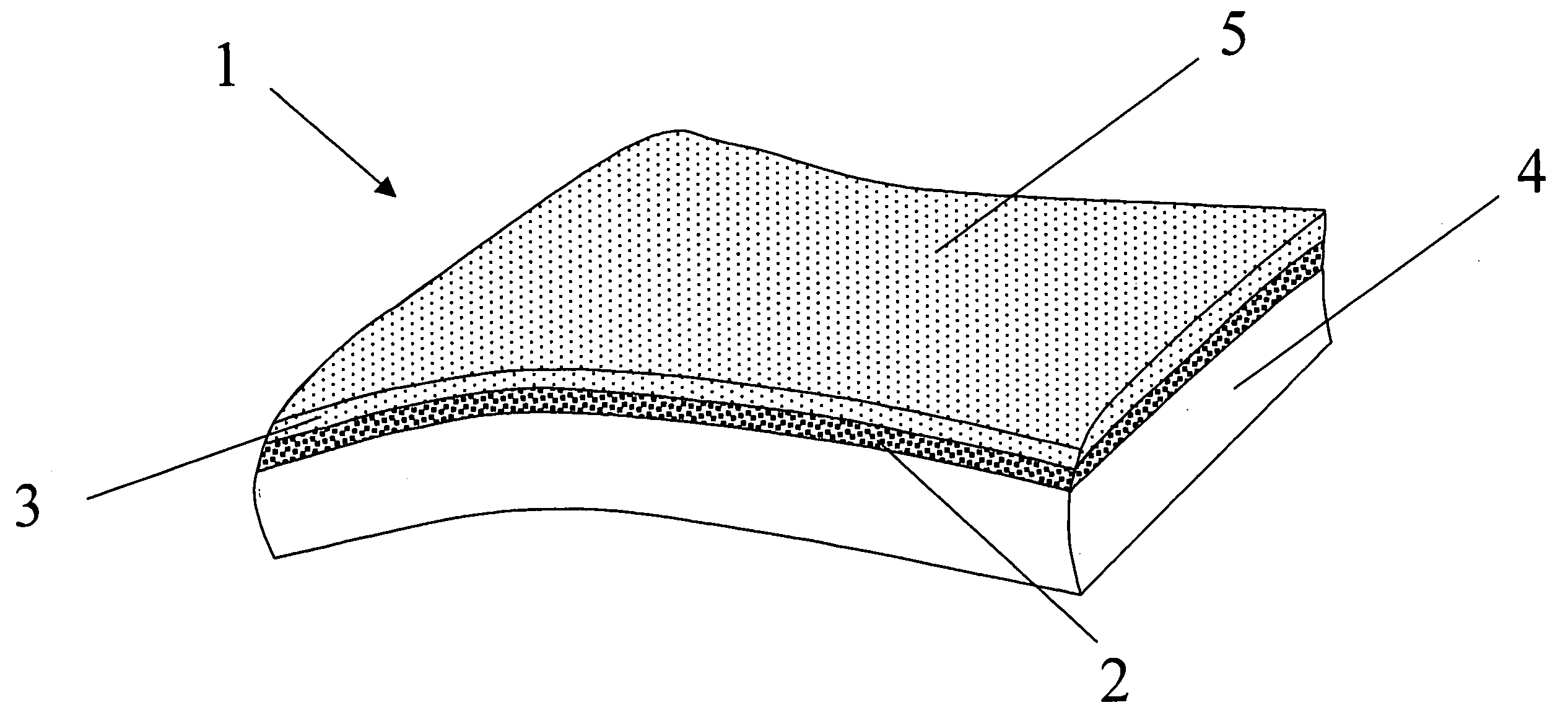 Cfrp plate material and method for preparation thereof
