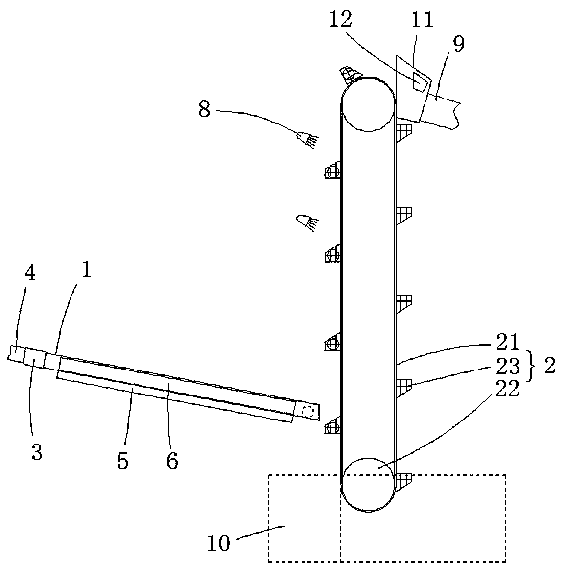 Gear detection and sorting device and working method thereof