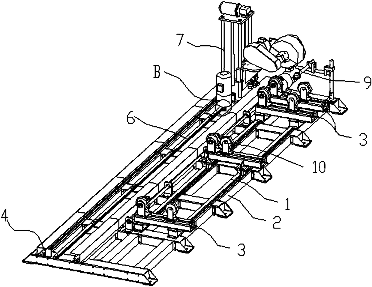 A precision adjustable circular tube automatic polishing machine