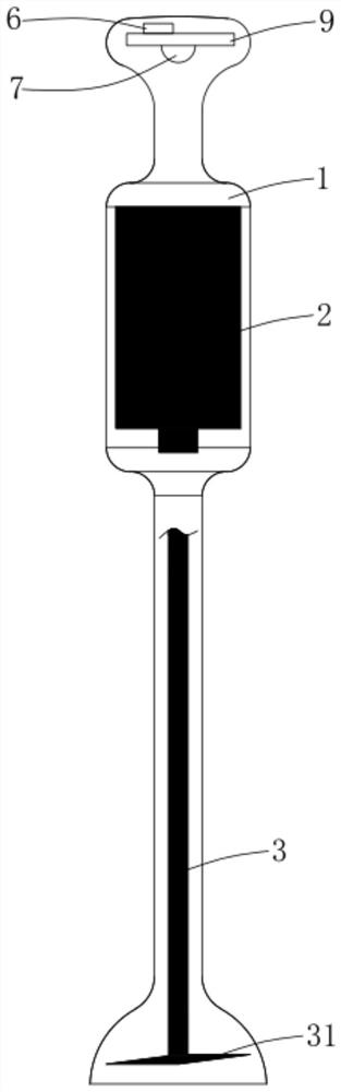 Hand blender control method, device, hand blender and medium