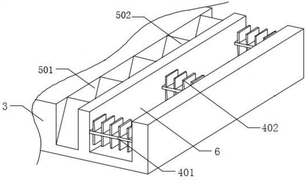 Foundation protection structure of heat recovery coke oven
