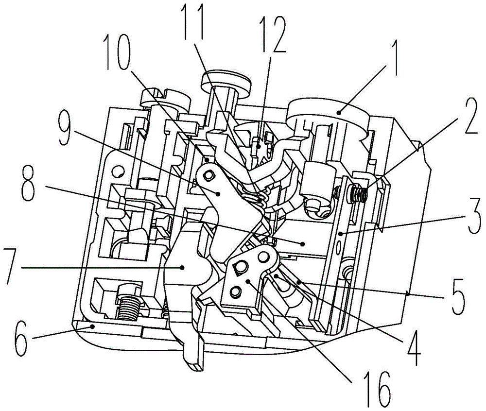 Thermal relay temperature compensation structure