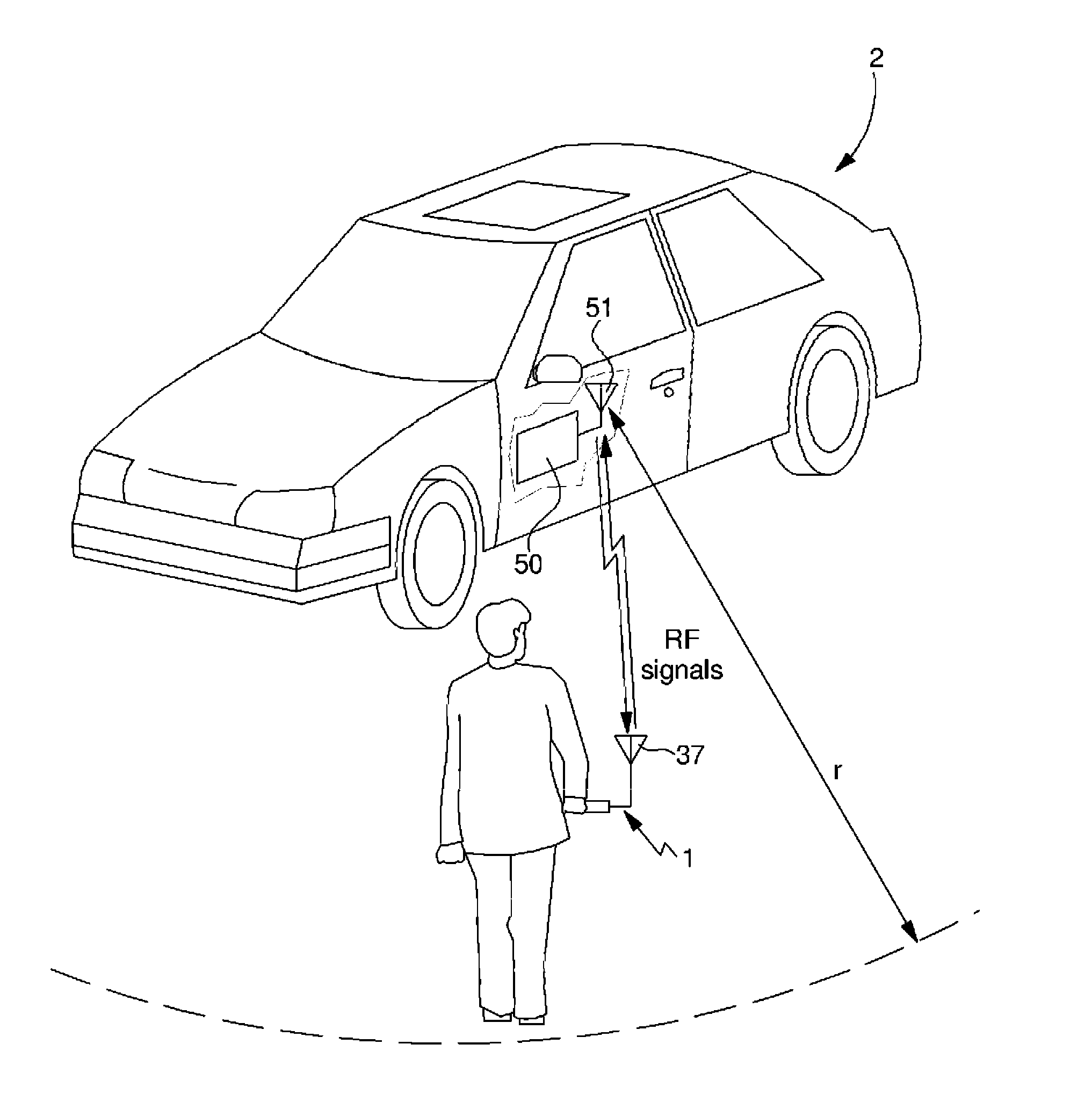 Portable electronic device for controlling and managing functions and/or data of a vehicle