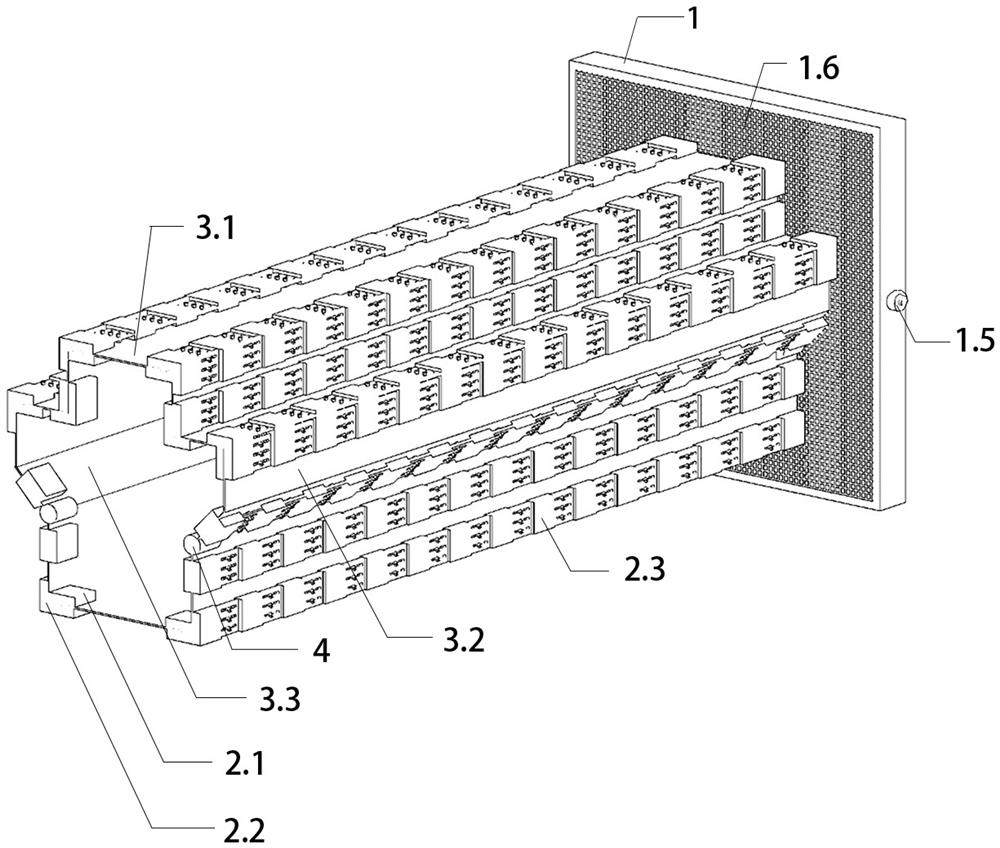 Special-shaped beam formwork quick mounting and dismounting structure using electromagnetic force and mounting and dismounting method thereof