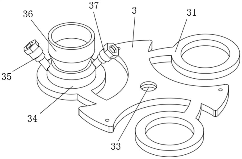 A laser multi-beam compound temperature field welding device