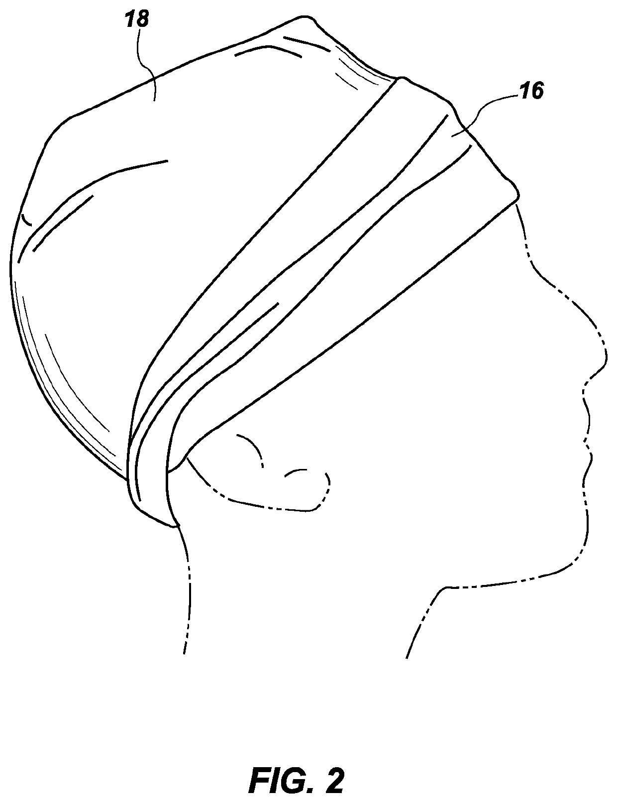 Head trauma bandage cap and method
