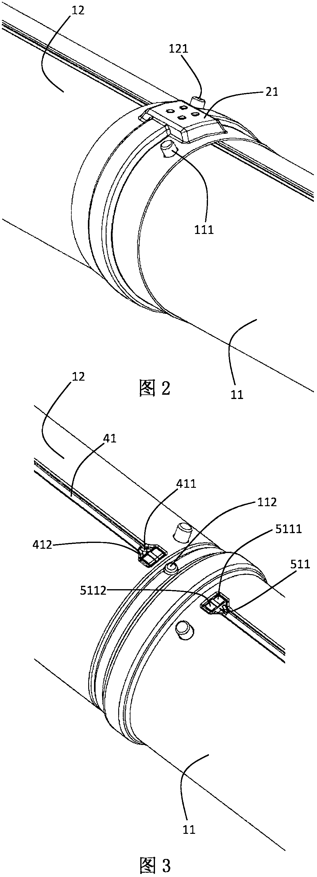 Smoke exhaust pipe assembly and gas equipment system using the assembly