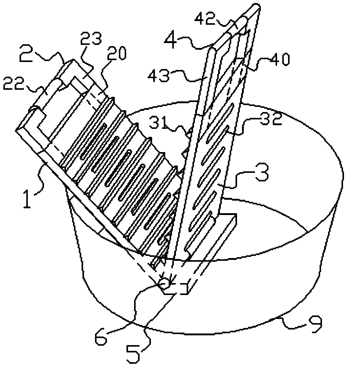 Manually-operated clothes washing device