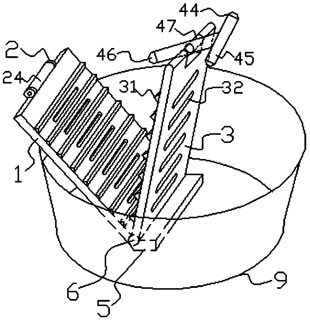 Manually-operated clothes washing device