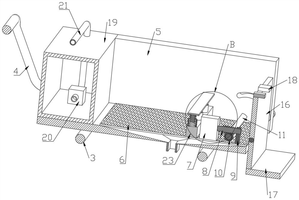 Portable cleaning device for mechanical equipment maintenance