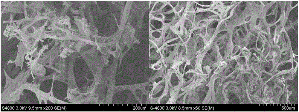 Natural fibroin protein fiber scaffold and preparation method