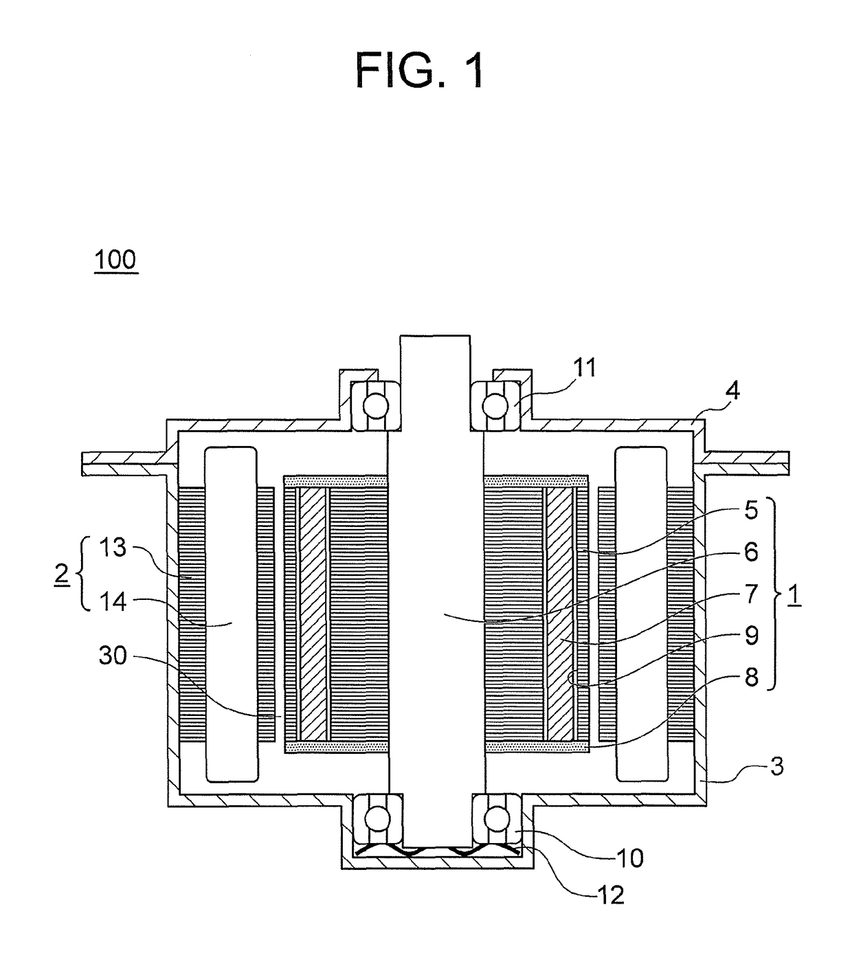 Interior permanent magnet motor