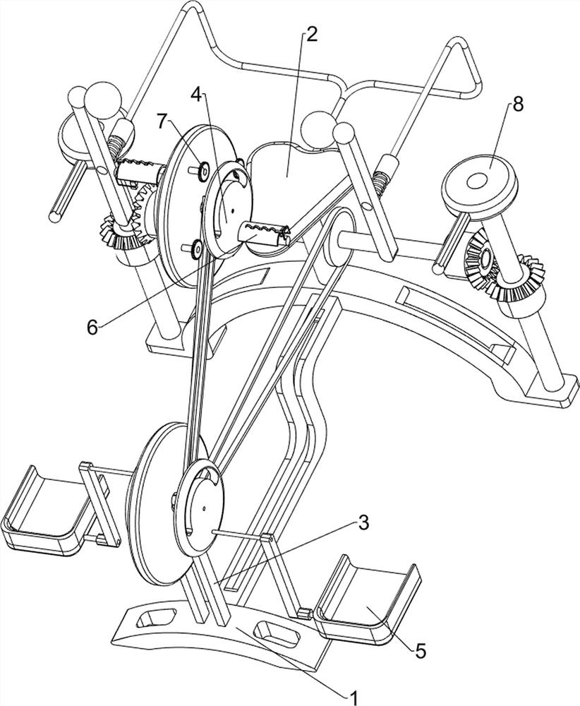 A rehabilitation device for impaired flexion and extension functions of arm muscles and wrist muscles