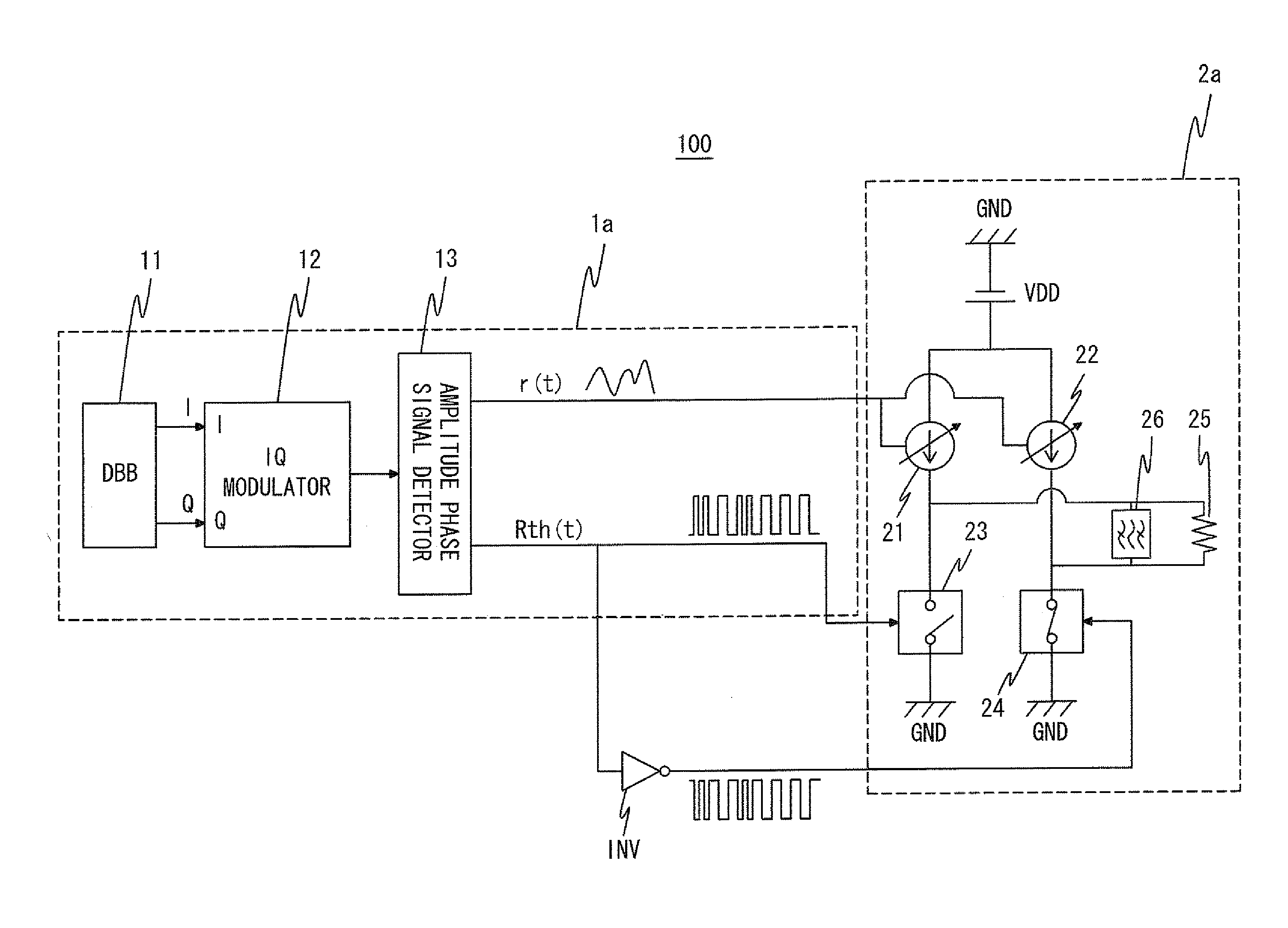 Transmitter and method for controlling same