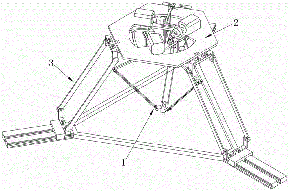 A parallel manipulator with delta structure capable of precise three-dimensional movement