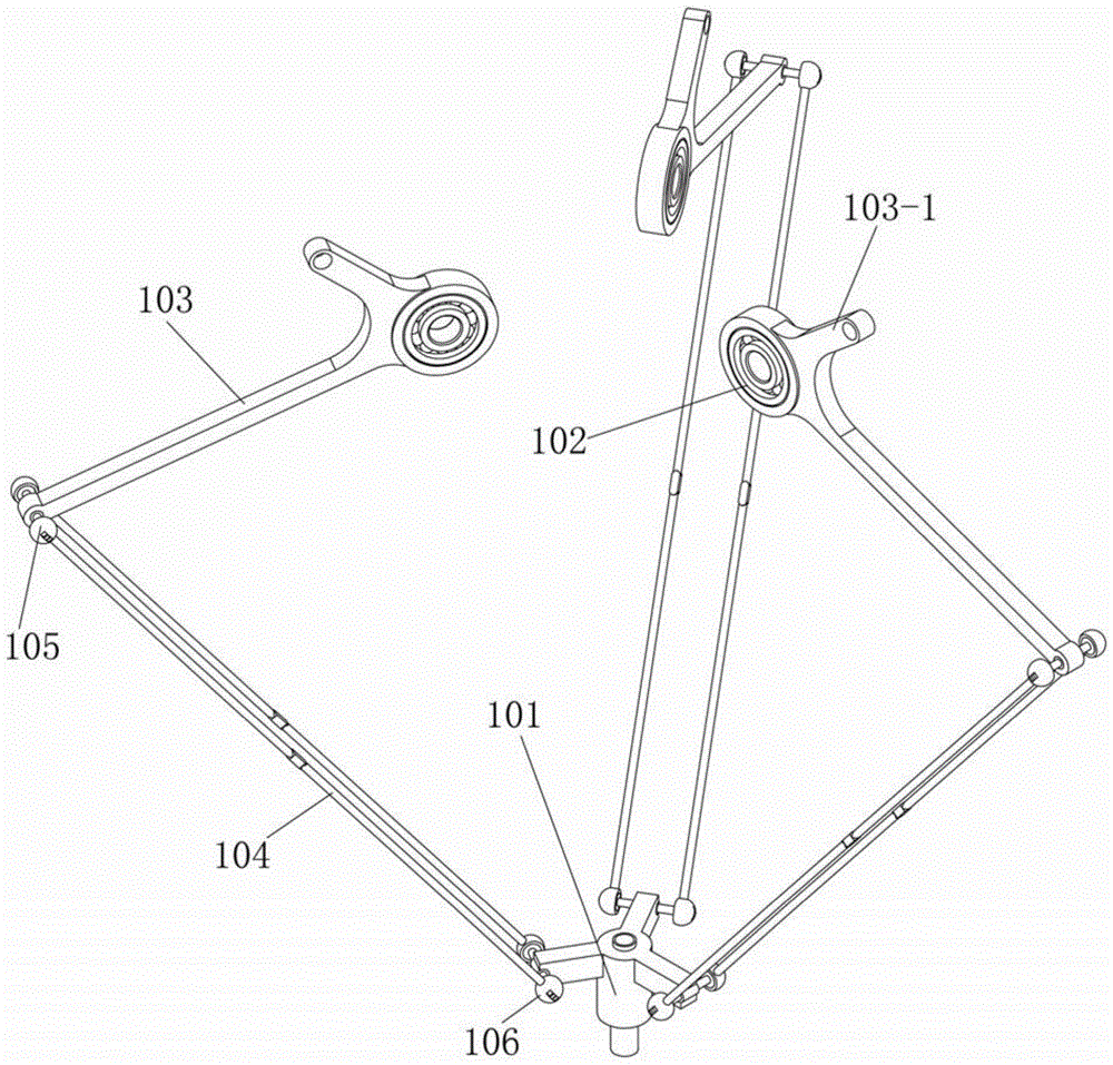A parallel manipulator with delta structure capable of precise three-dimensional movement