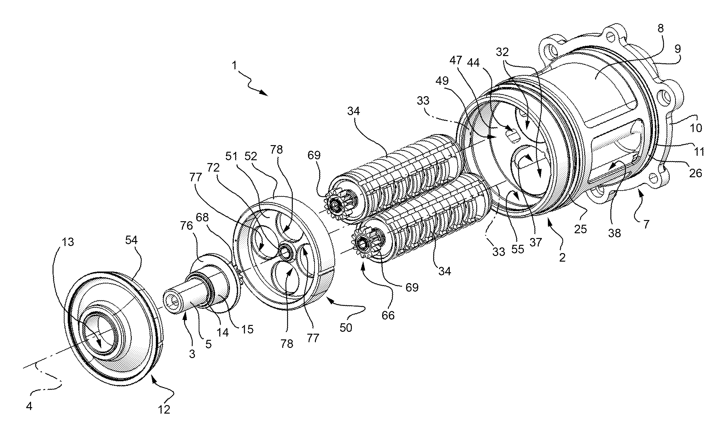 Pump Assembly, In Particular for Helicopter Lubrication