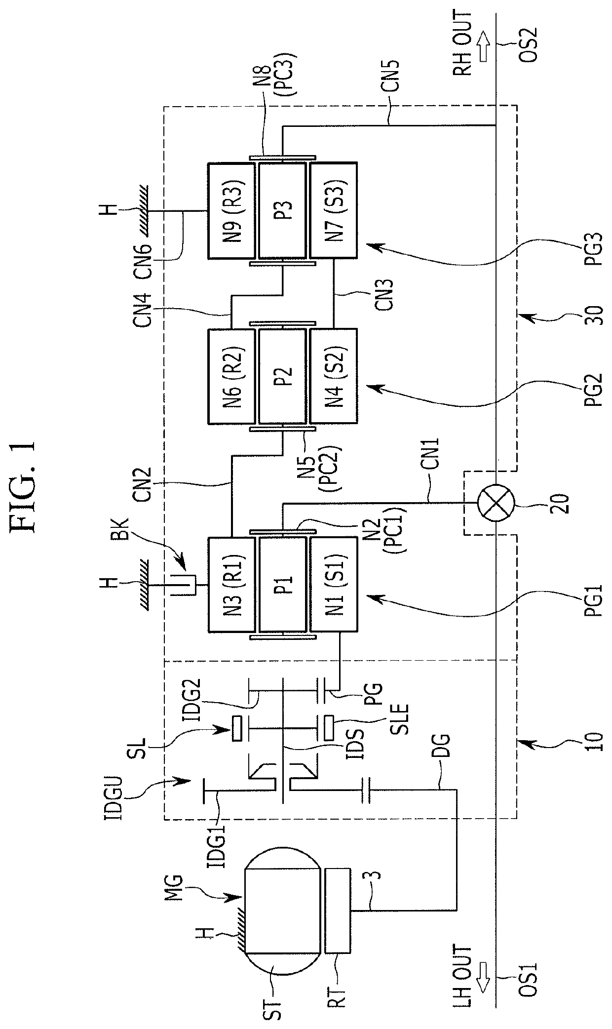 Device for torque vectoring