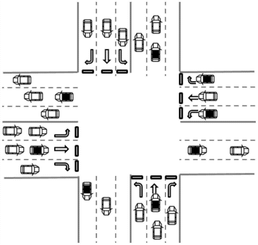 A method and system for estimating the number of turning vehicles at an intersection