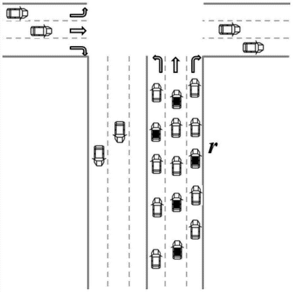 A method and system for estimating the number of turning vehicles at an intersection