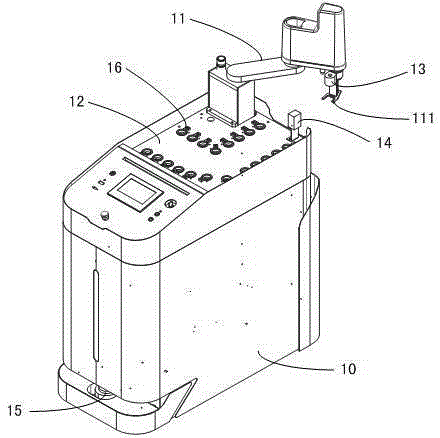 Mobile robot and method for changing products based on mobile robot