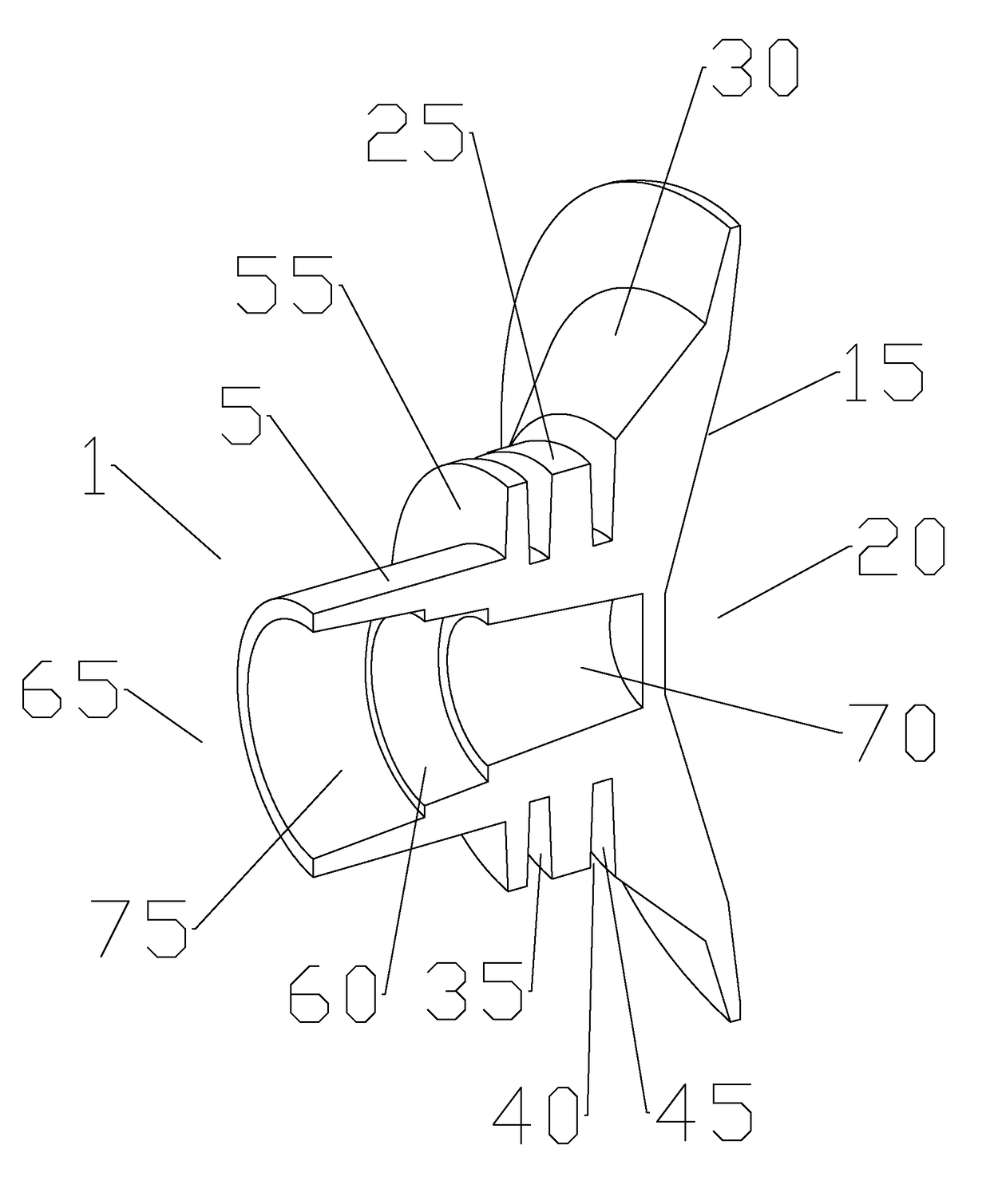 Injection moldable cone radiator sub-reflector assembly