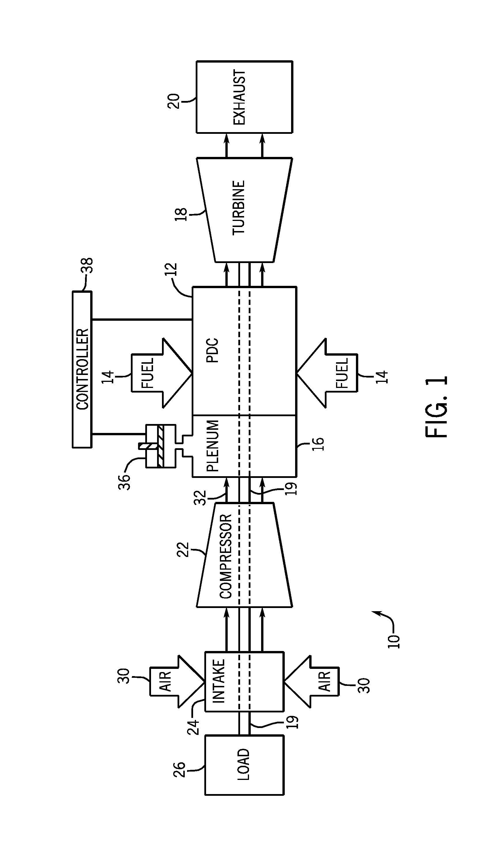 System and method for damping pressure oscillations within a pulse detonation engine