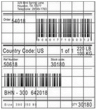 Bar code reading method and device