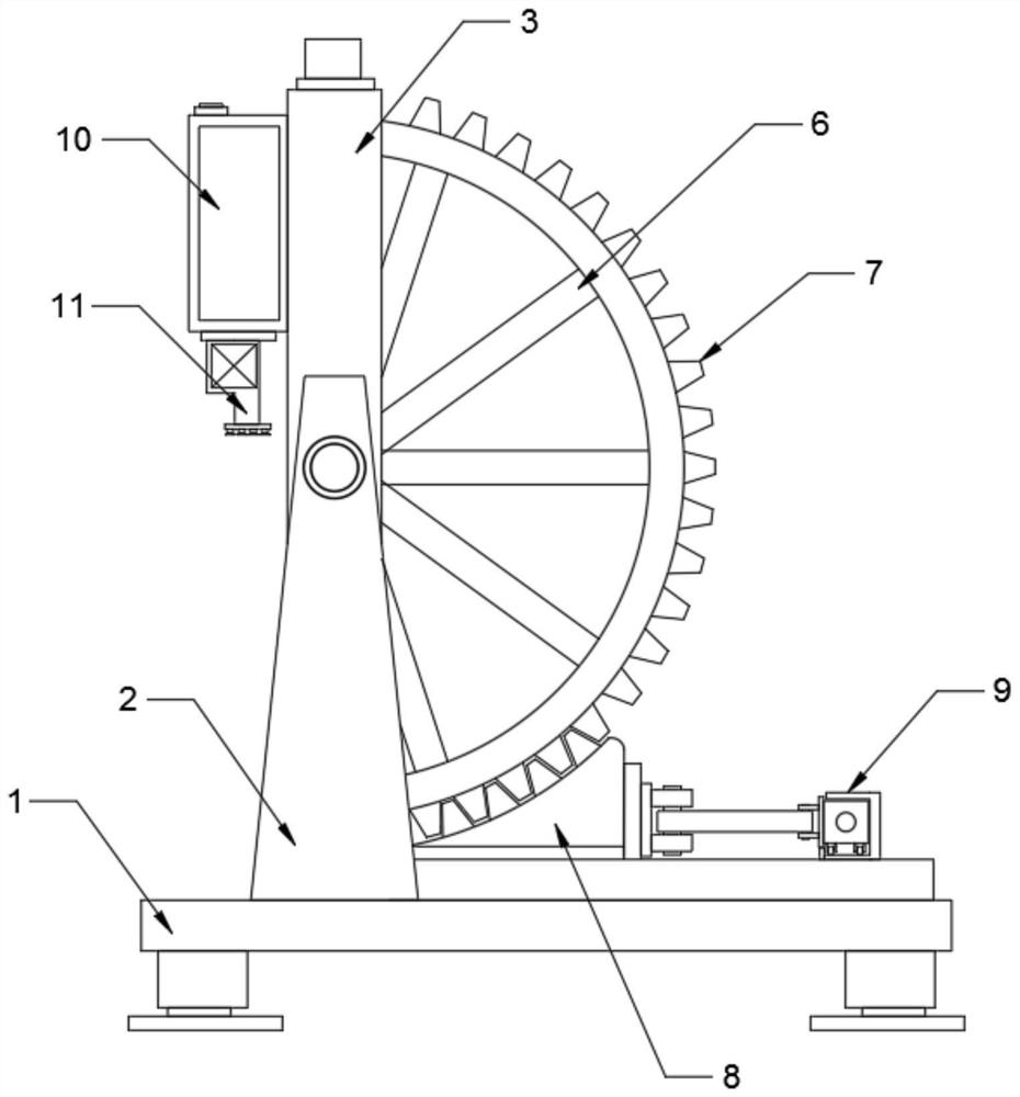Rock stratum punching device for deep hole blasting