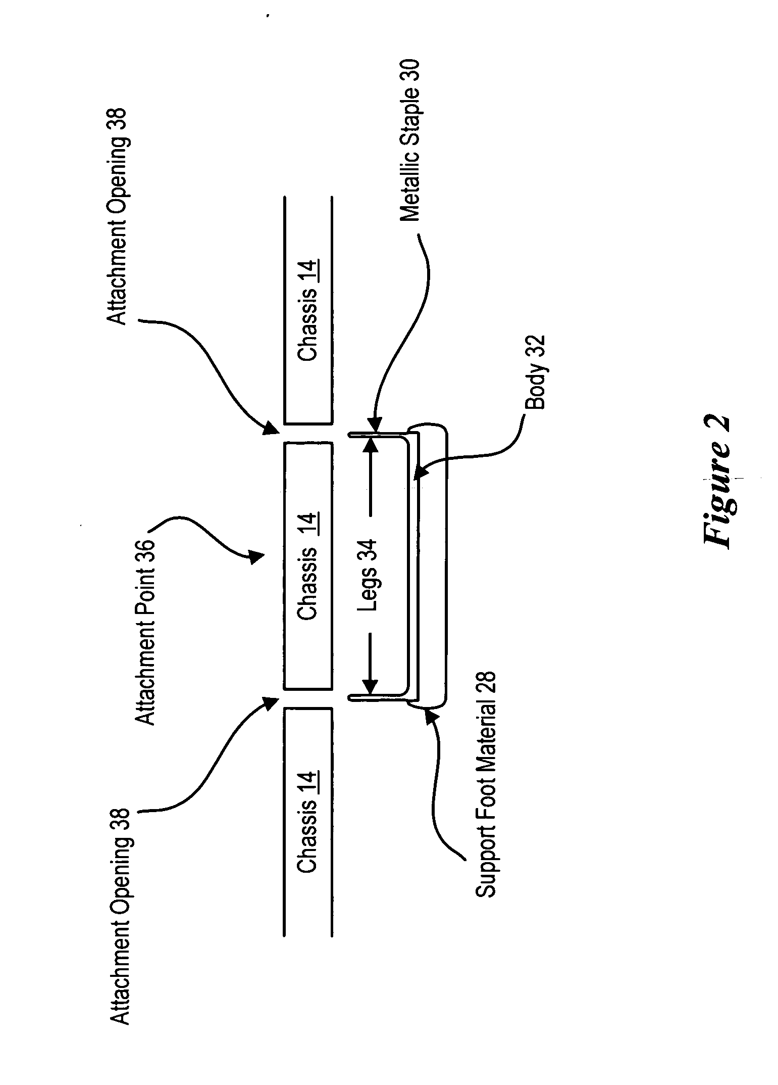 System and method for mechanically fastened information handling system foot