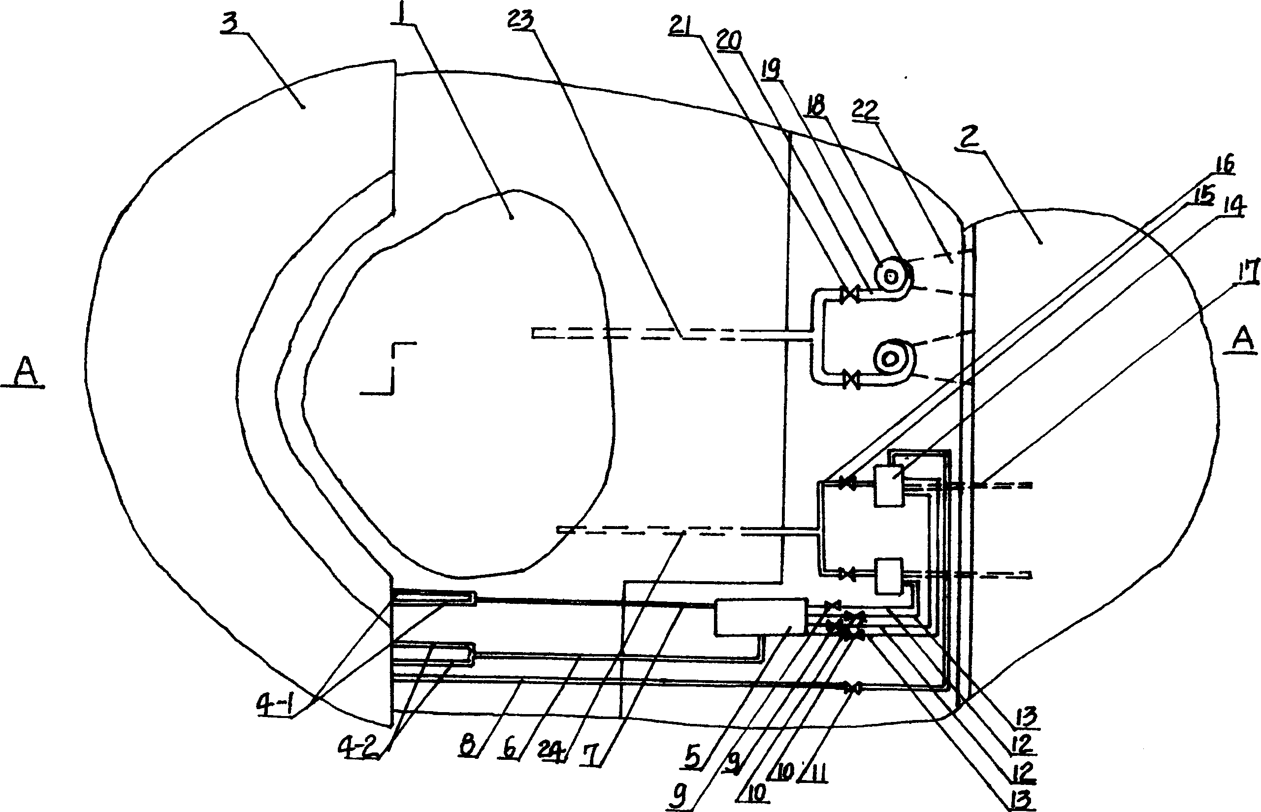 Technical equipment for peak regulation for solar powered pumped storage electric power generation