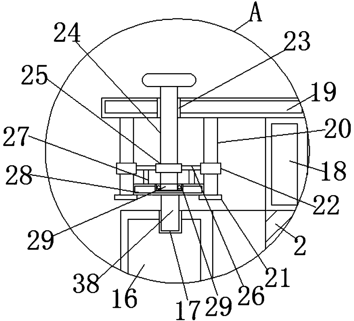 Auxiliary display device for kindergarten teaching