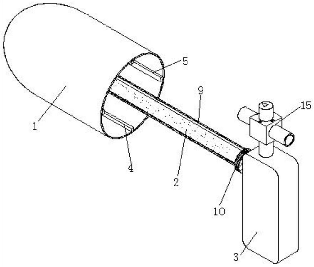 Cleaning device in robot ultrasonic knife operation