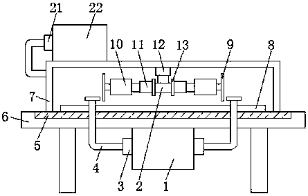 Machining cutting device facilitating positioned cutting