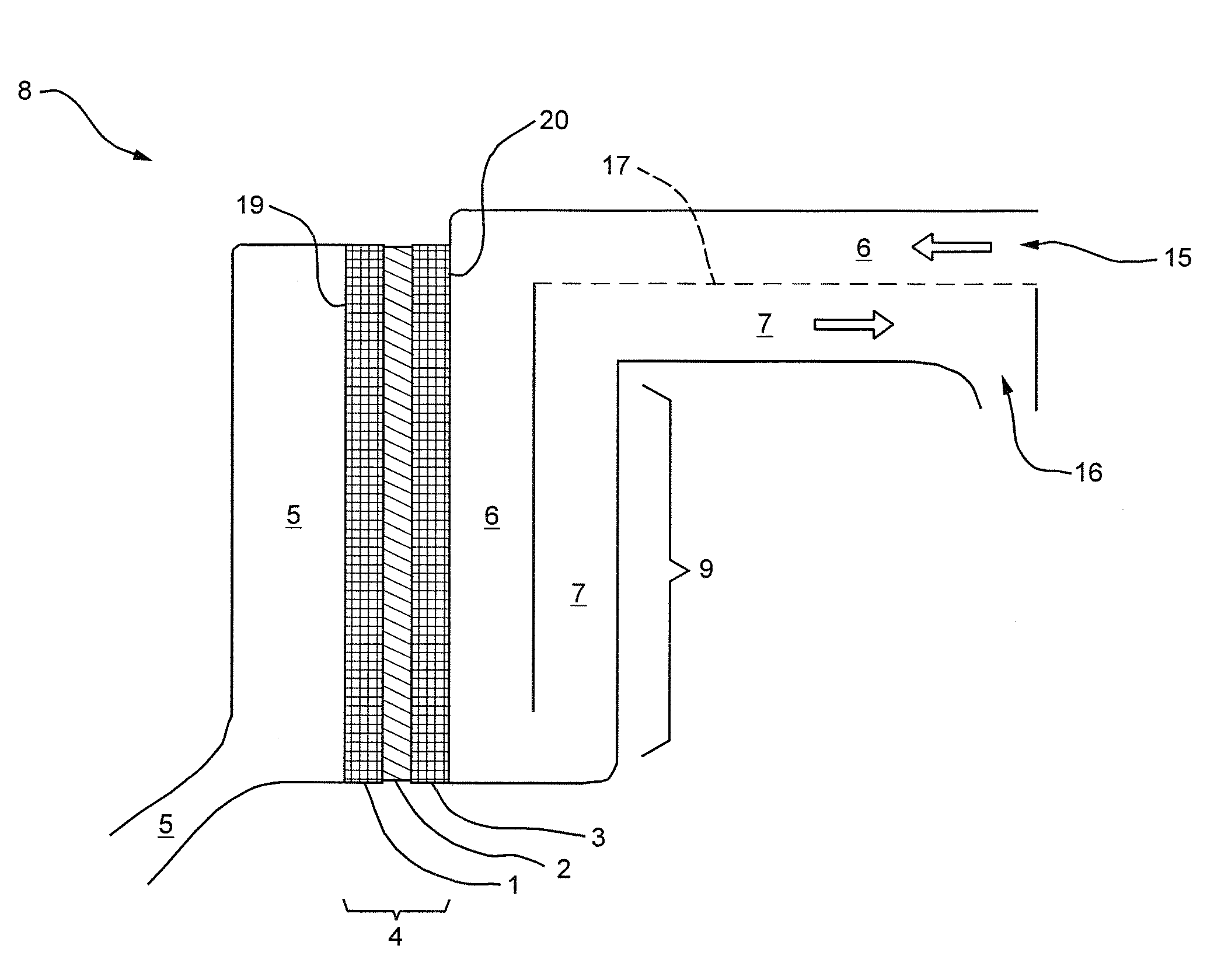 Method and apparatus for internal hydration of a fuel cell system