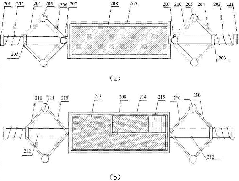 Self-propelled diameter-variable stress rosette pasting device used for geostress measuring