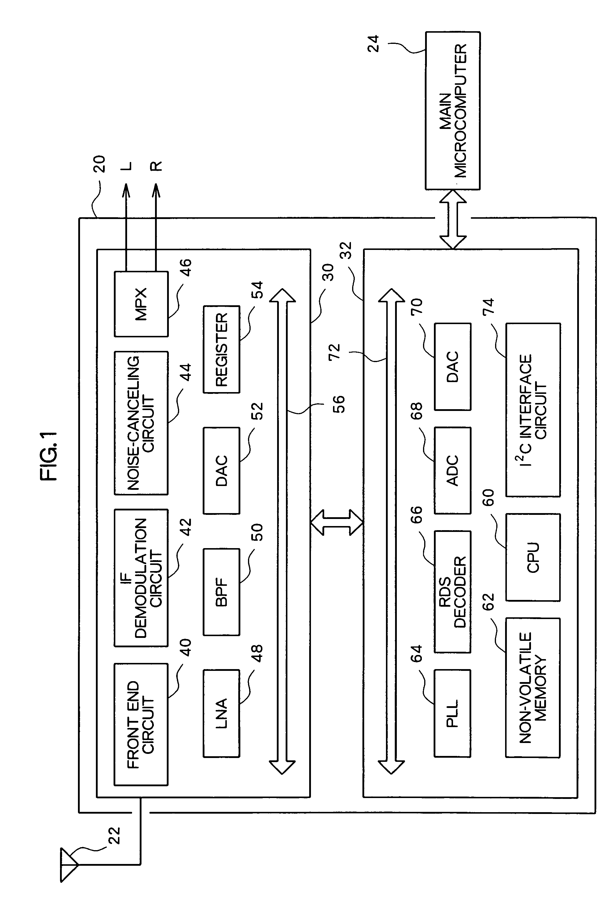 Semiconductor device for use in radio tuner and method for manufacturing the same
