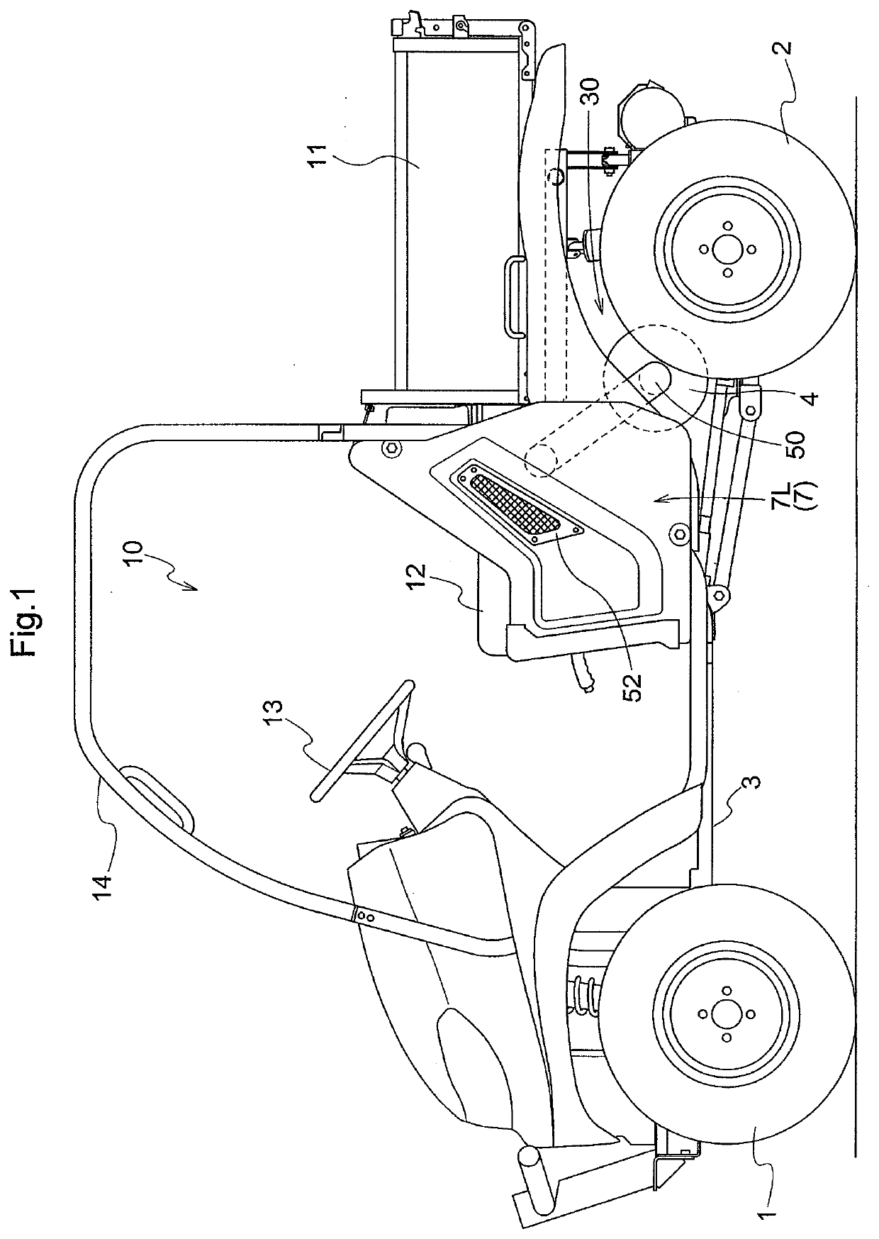 Utility vehicle having continuously variable transmission
