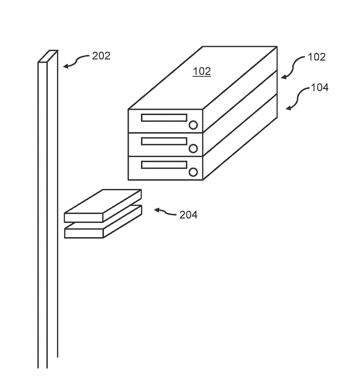 Library system with integrated label printer