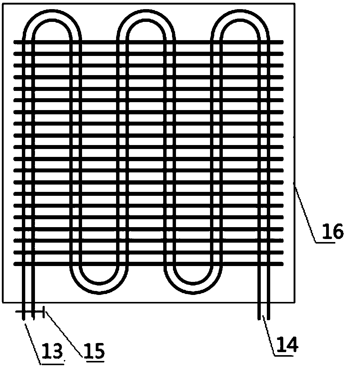 A thermoelectric power generation device using the waste heat on the surface of the ladle