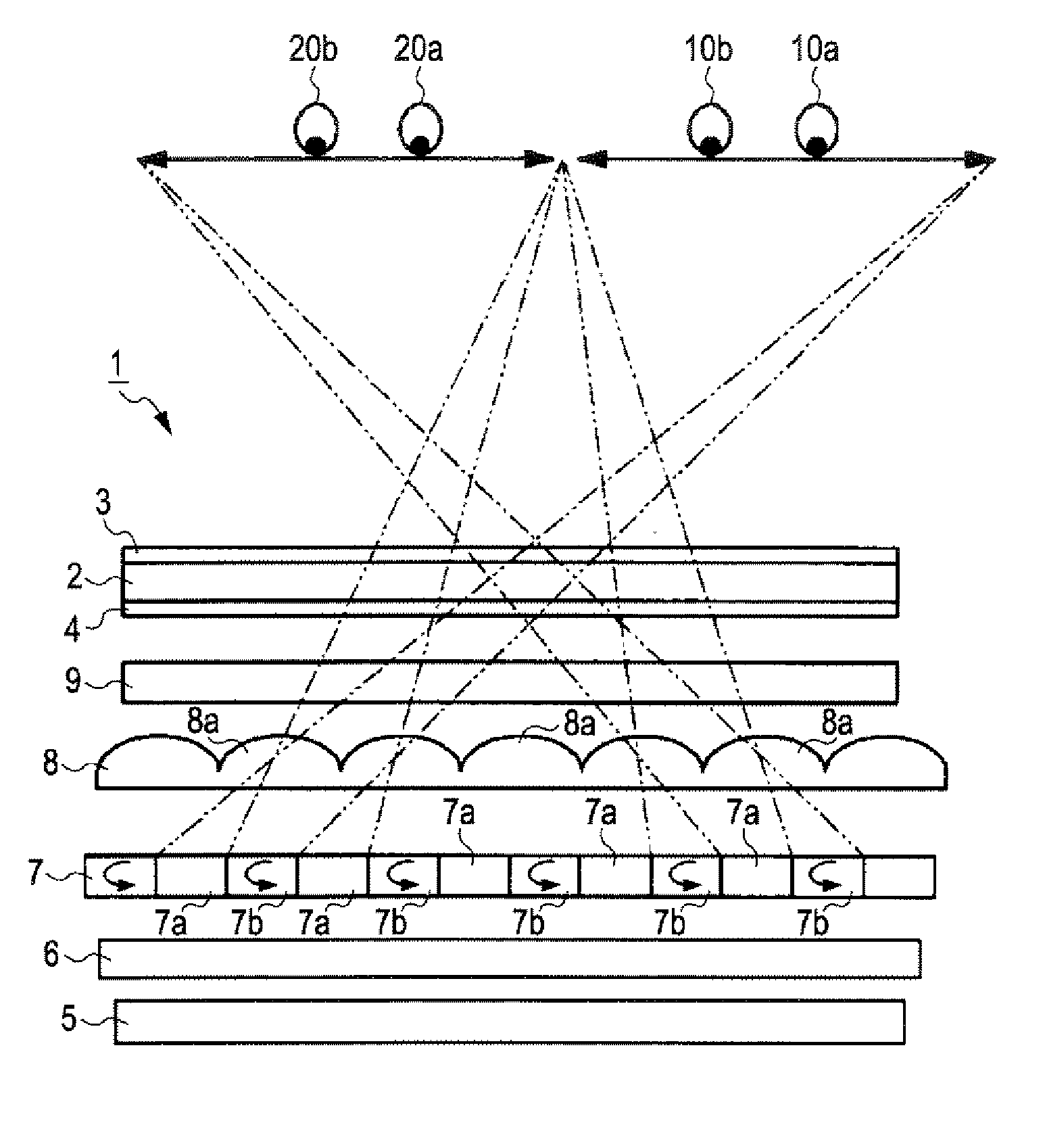Image display device and electronic apparatus
