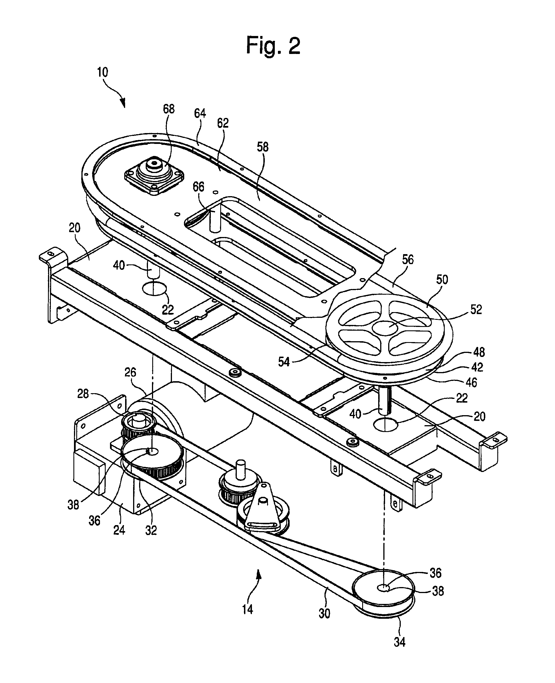 Method and apparatus for buffering a flow of objects